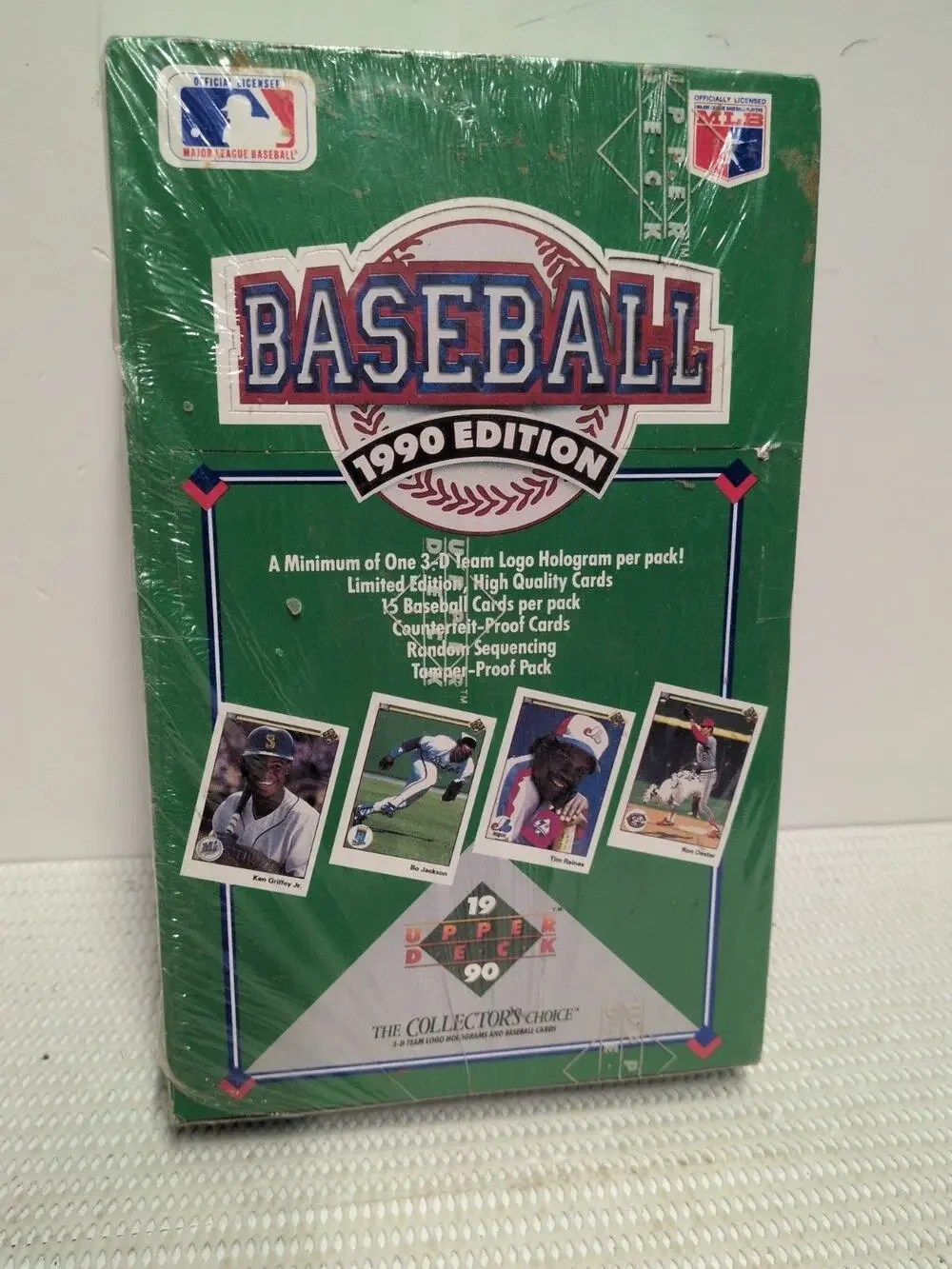 1990 Upper Deck Baseball Factory Sealed Unopened Pack Box Collector’s Choice